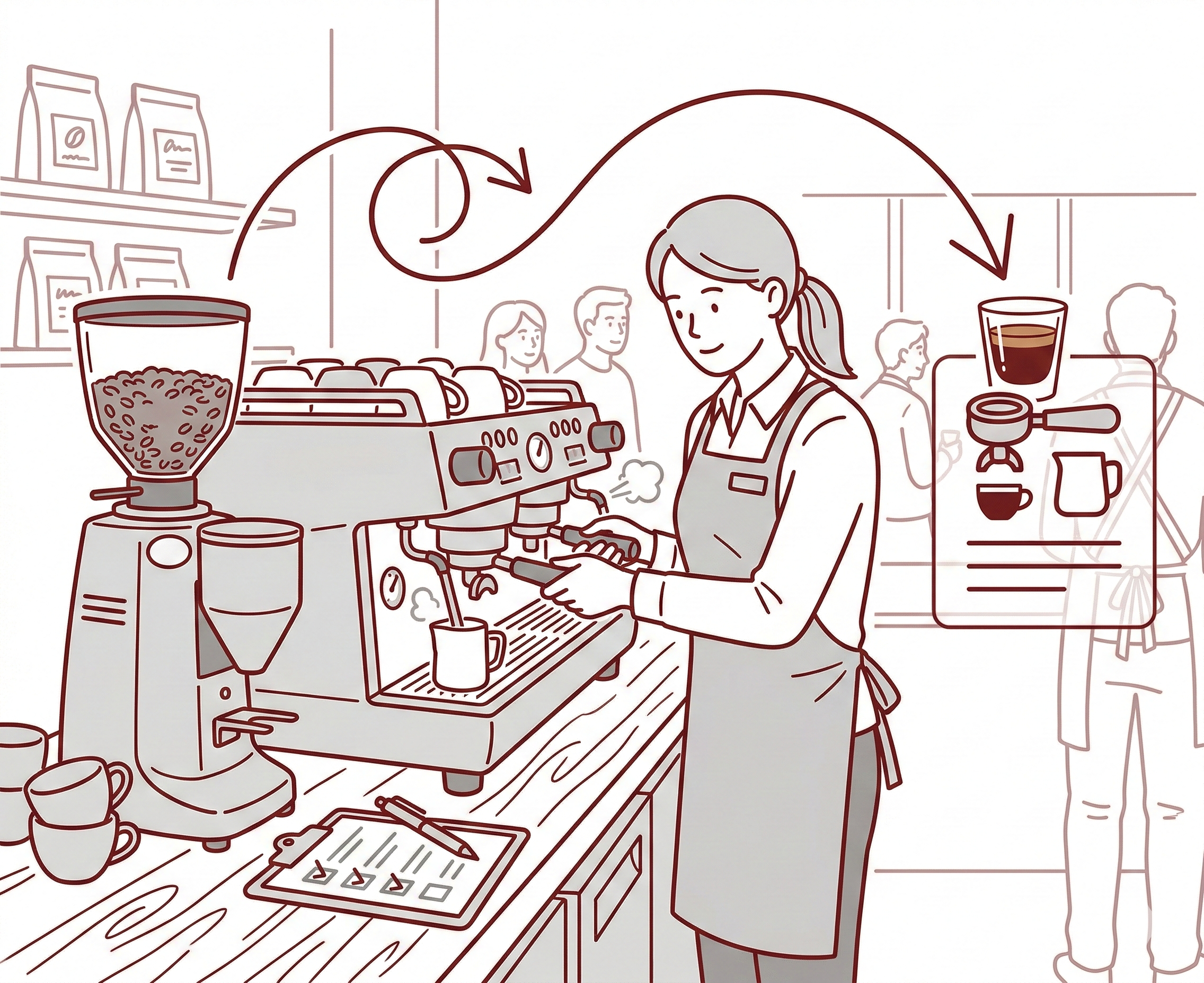 従業員教育イラスト